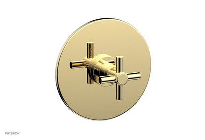 Phylrich - Basic Pressure Balance Plate & Handle Trim Only - Tubular Cross Handle