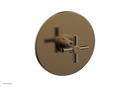 Phylrich - Basic Pressure Balance Plate & Handle Trim Only - Tubular Cross Handle