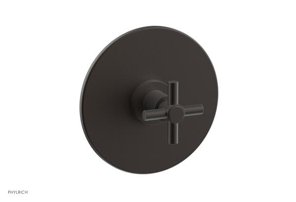 Phylrich - Basic Pressure Balance Plate & Handle Trim Only - Tubular Cross Handle