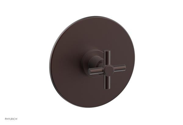 Phylrich - Basic Pressure Balance Plate & Handle Trim Only - Tubular Cross Handle