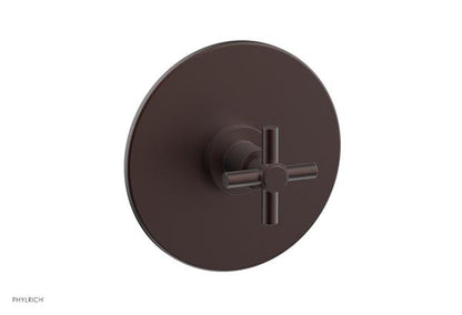 Phylrich - Basic Pressure Balance Plate & Handle Trim Only - Tubular Cross Handle