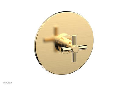 Phylrich - Basic Pressure Balance Plate & Handle Trim Only - Tubular Cross Handle