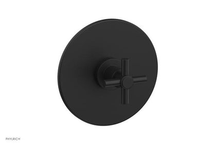 Phylrich - Basic Pressure Balance Plate & Handle Trim Only - Tubular Cross Handle