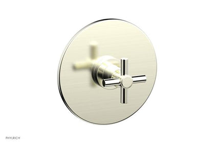 Phylrich - Basic Pressure Balance Plate & Handle Trim Only - Tubular Cross Handle