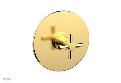 Phylrich - Basic Pressure Balance Plate & Handle Trim Only - Tubular Cross Handle