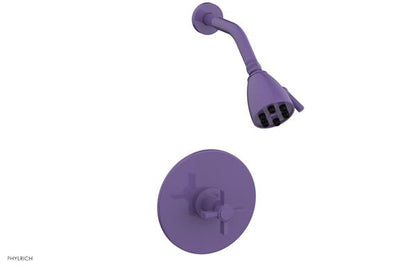 Phylrich - Basic Pressure Balance Shower Set - Blade Cross Handle