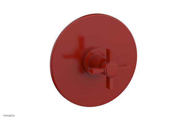 Phylrich - Basic Pressure Balance Plate & Handle Trim Only - Blade Cross Handle