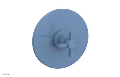 Phylrich - Basic Pressure Balance Plate & Handle Trim Only - Blade Cross Handle
