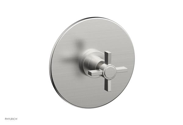 Phylrich - Basic Pressure Balance Plate & Handle Trim Only - Blade Cross Handle