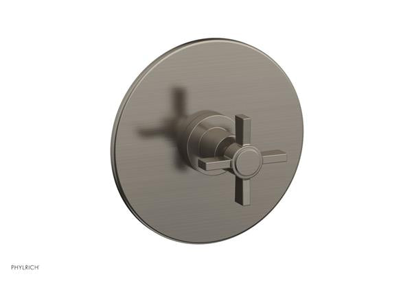 Phylrich - Basic Pressure Balance Plate & Handle Trim Only - Blade Cross Handle