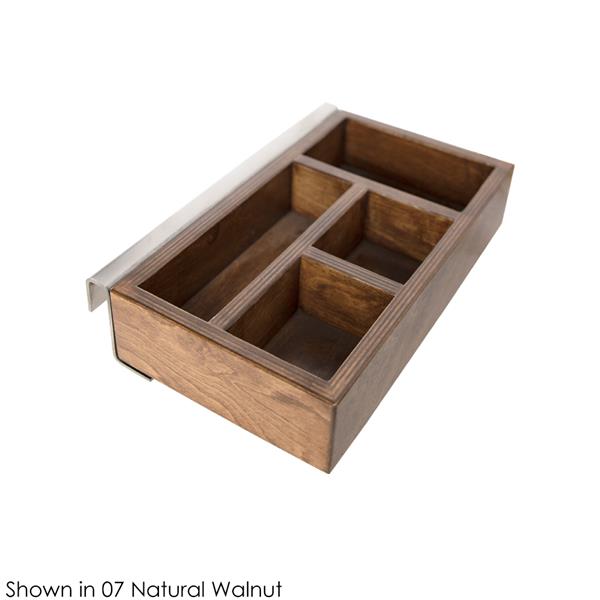 Lacava - Add-On Hanging Organizer Made Of Baltic Birch In Natural Finish And Brushed Stainless Steel Bracket