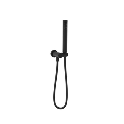 Baril - 1-spray anti-limestone hand shower on wall-mounted supply elbow