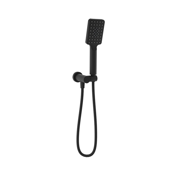 Baril - 3-spray anti-limestone hand shower on wall-mounted supply elbow