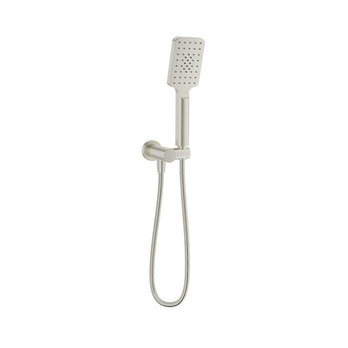 Baril - 3-spray anti-limestone hand shower on wall-mounted supply elbow