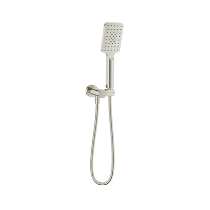 Baril - 3-spray anti-limestone hand shower on wall-mounted supply elbow
