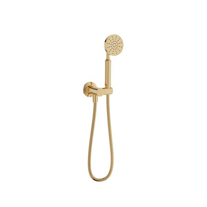 Baril - 1-spray anti-limestone hand shower on wallmounted supply elbow