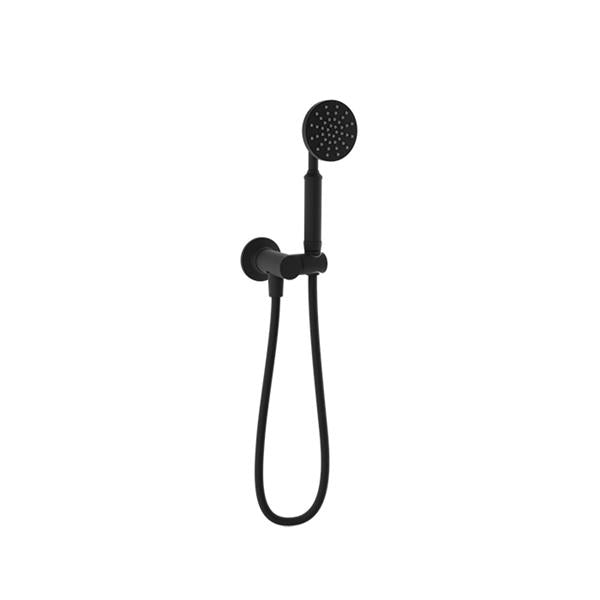 Baril - 1-spray anti-limestone hand shower on wallmounted supply elbow