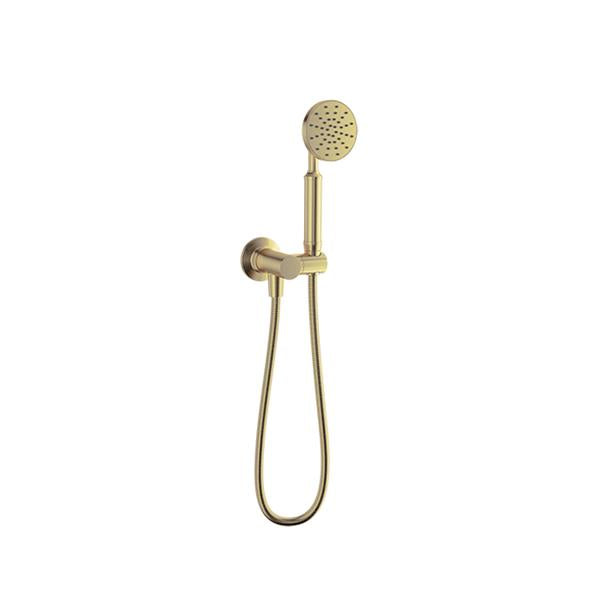 Baril - 1-spray anti-limestone hand shower on wallmounted supply elbow