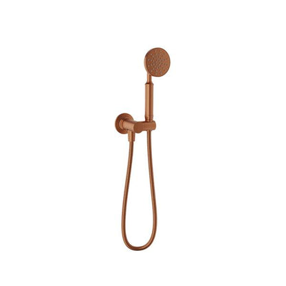 Baril - 1-spray anti-limestone hand shower on wallmounted supply elbow