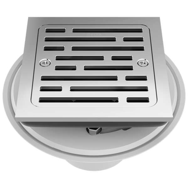 Delta - 4 Inch Tile-In Square Shower Drain