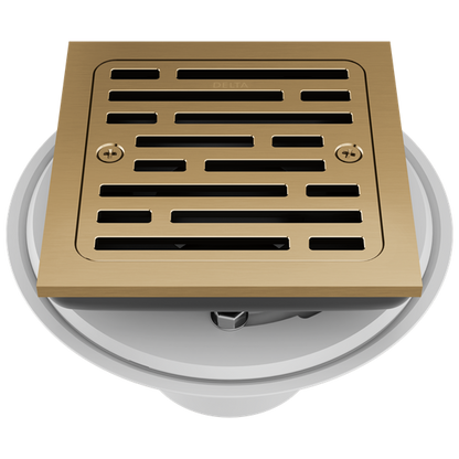 Delta - 4 Inch Tile-In Square Shower Drain