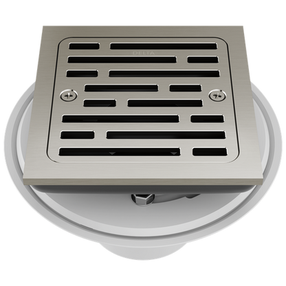 Delta - 4 Inch Tile-In Square Shower Drain