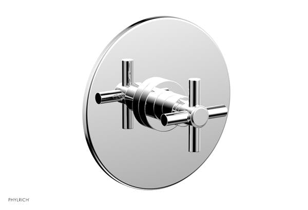 Phylrich - Basic Thermostatic Shower Trim - Tubular Cross Handle