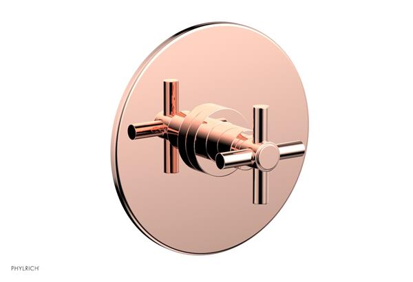 Phylrich - Basic Thermostatic Shower Trim - Tubular Cross Handle