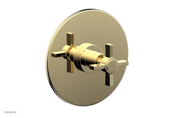 Phylrich - Basic Thermostatic Shower Trim - Blade Cross Handle