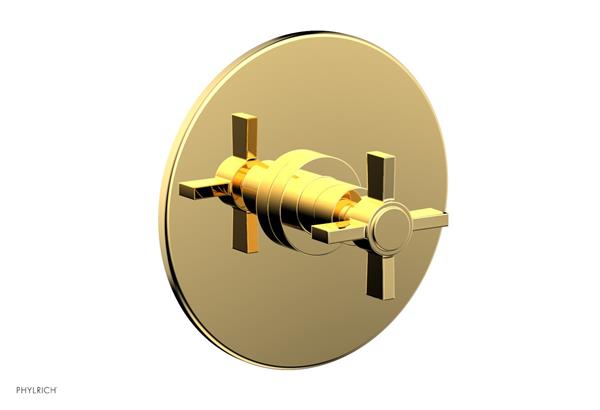Phylrich - Basic Thermostatic Shower Trim - Blade Cross Handle