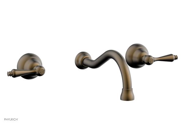 Phylrich - Revere & Savannah Wall Lavatory Set - Lever Handles