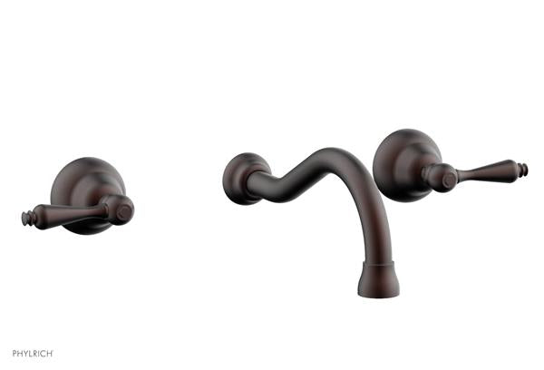 Phylrich - Revere & Savannah Wall Lavatory Set - Lever Handles