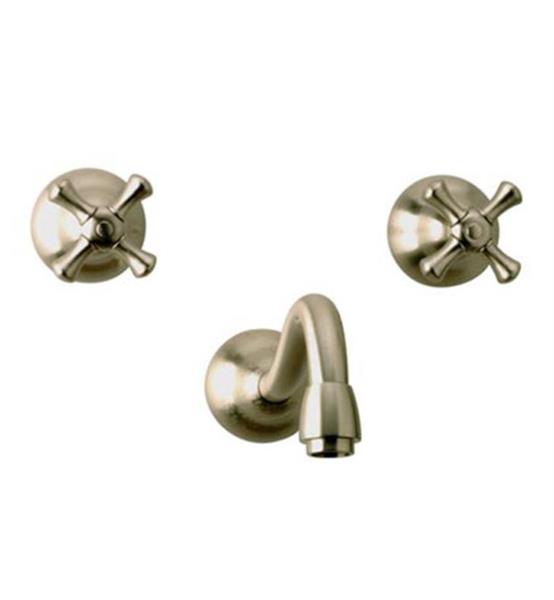 Phylrich - Normandy Widesprea Wall Lavatory Set - Cross Handles