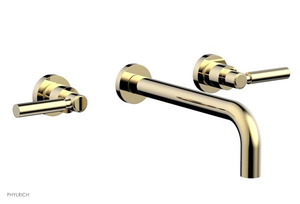 Phylrich - Basic Wall Lavatory Set 10 Inch Spout - Lever Handles