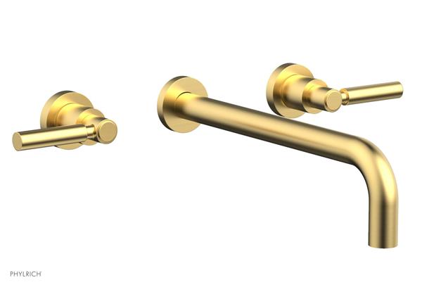 Phylrich - Basic Wall Lavatory Set 12 Inch Spout - Lever Handles