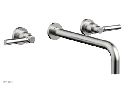 Phylrich - Basic Wall Lavatory Set 12 Inch Spout - Lever Handles