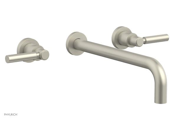 Phylrich - Basic Wall Lavatory Set 12 Inch Spout - Lever Handles