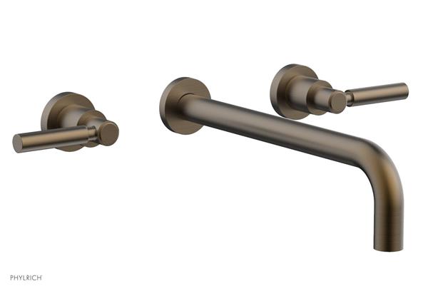 Phylrich - Basic Wall Lavatory Set 12 Inch Spout - Lever Handles