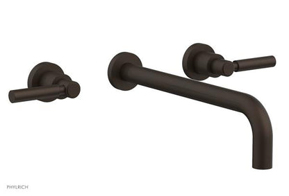 Phylrich - Basic Wall Lavatory Set 12 Inch Spout - Lever Handles