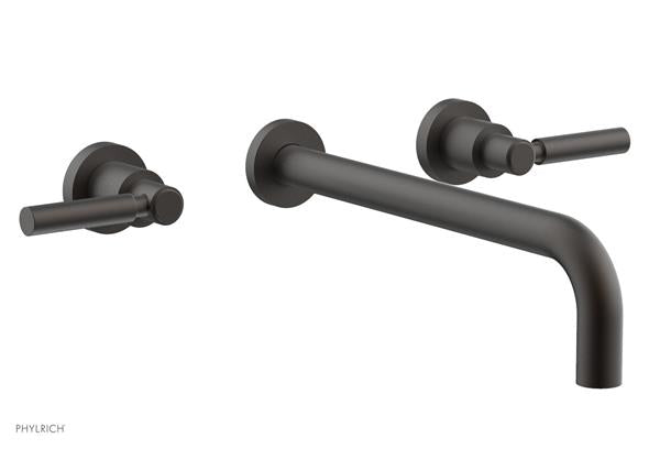 Phylrich - Basic Wall Lavatory Set 12 Inch Spout - Lever Handles