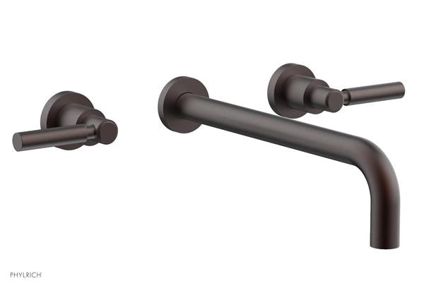 Phylrich - Basic Wall Lavatory Set 12 Inch Spout - Lever Handles