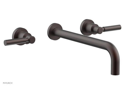Phylrich - Basic Wall Lavatory Set 12 Inch Spout - Lever Handles