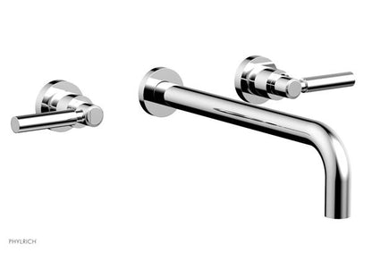 Phylrich - Basic Wall Lavatory Set 12 Inch Spout - Lever Handles