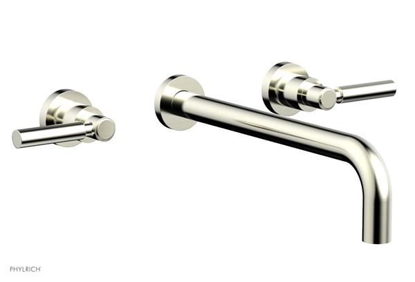 Phylrich - Basic Wall Lavatory Set 12 Inch Spout - Lever Handles