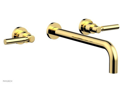 Phylrich - Basic Wall Lavatory Set 12 Inch Spout - Lever Handles