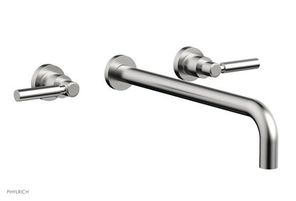 Phylrich - Basic Wall Lavatory Set 14 Inch Spout - Lever Handles