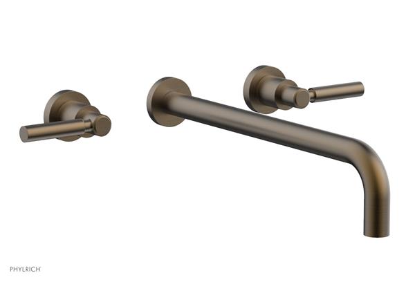 Phylrich - Basic Wall Lavatory Set 14 Inch Spout - Lever Handles