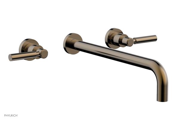 Phylrich - Basic Wall Lavatory Set 14 Inch Spout - Lever Handles