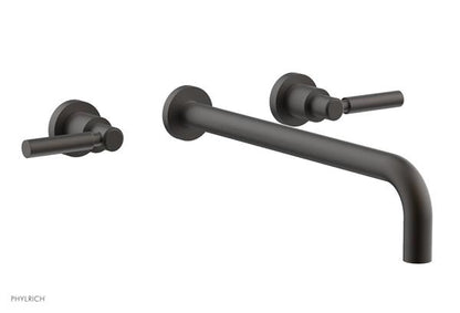 Phylrich - Basic Wall Lavatory Set 14 Inch Spout - Lever Handles