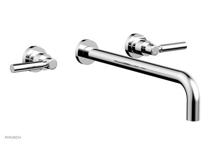 Phylrich - Basic Wall Lavatory Set 14 Inch Spout - Lever Handles